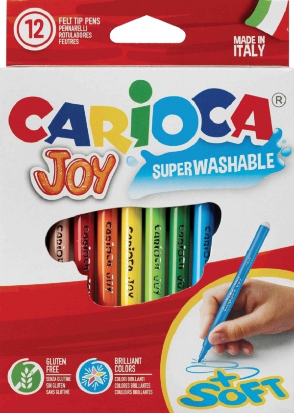 Set carioci superlavabile Joy 12 culori