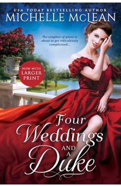Coperta cărții 'Four Weddings and a Duke - Michelle Mclean'