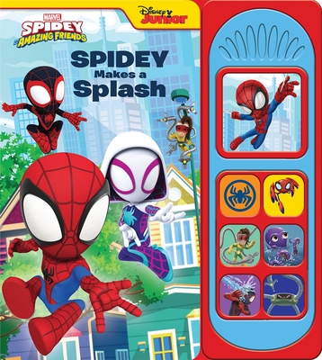 Disney Junior Marvel Spidey and His Amazing Friends: Spidey Makes a Splash Sound Book - Pi Kids