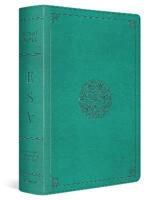 ESV Study Bible (Trutone, Turquoise, Emblem Design) - 