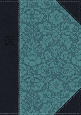 NKJV, Journal the Word Reference Bible, Imitation Leather, Blue, Red Letter Edition, Comfort Print: Let Scripture Explain Scripture. Reflect on What Y - Thomas Nelson