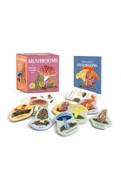 Mushrooms: A Wooden Magnet Set - Meg Madden