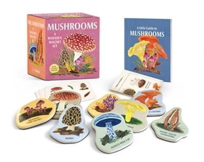 Mushrooms: A Wooden Magnet Set - Meg Madden