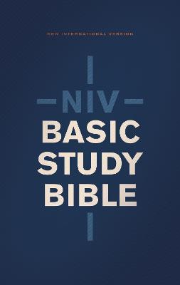 Niv, Basic Study Bible, Economy Edition, Paperback, Blue, Red Letter - Zondervan