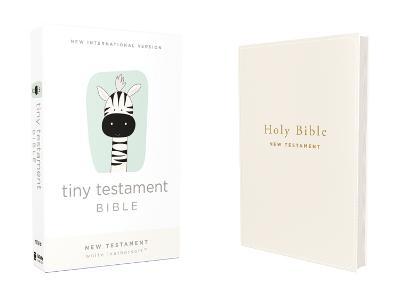 Niv, Tiny Testament Bible, New Testament, Leathersoft, White, Comfort Print - Zondervan