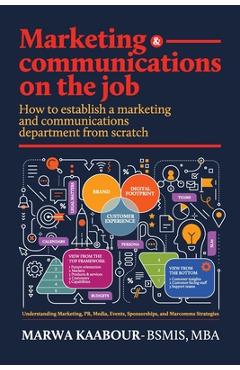 Coperta cărții 'Marketing & Communications On The Job: How to Establish a Marketing and Communications Department from Scratch - Marwa'