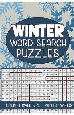 Poza produsului Winter Word Search Puzzles: Seek and Find Word Circle Puzzle Book Seasonal Activity Book for Kids and Adults - Puzzle Peace