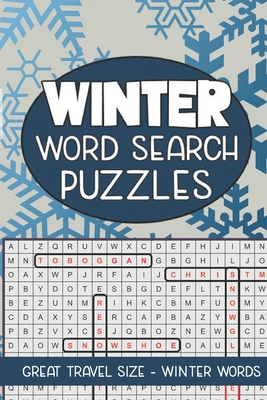 Winter Word Search Puzzles: Seek and Find Word Circle Puzzle Book Seasonal Activity Book for Kids and Adults - Puzzle Peace