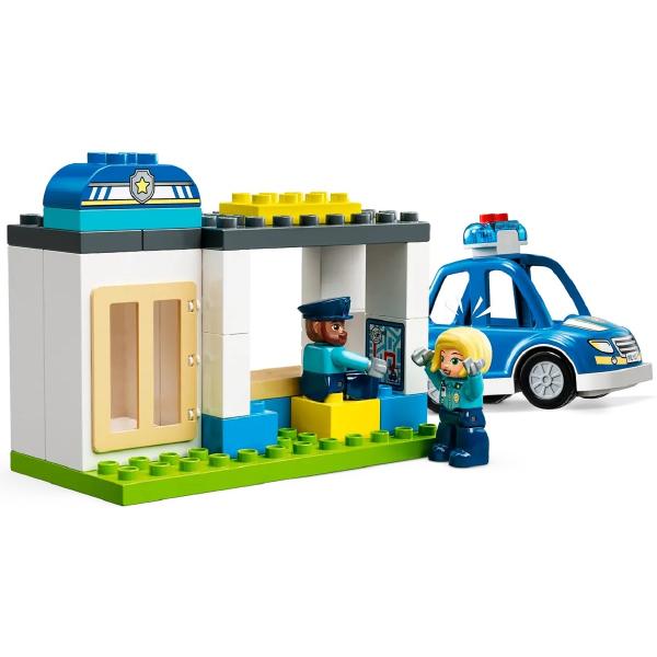 Lego Duplo. Sectie de politie si elicopter