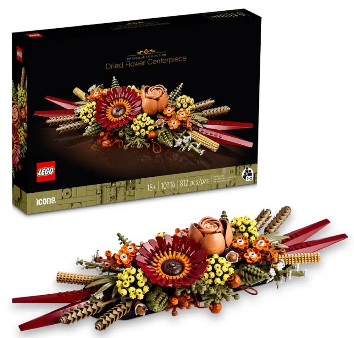Lego Icons. Ornament din flori