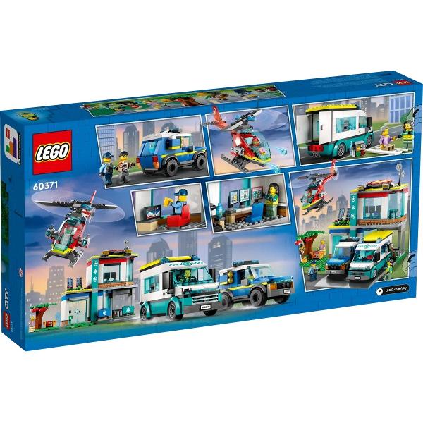 Lego City. Centru pentru vehicule de urgenta