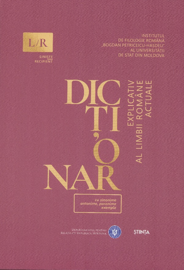 Dictionar explicativ al limbii romane actuale cu sinonime, antonime, paronime, exemple. Set 4 volume - Ana Vulpe