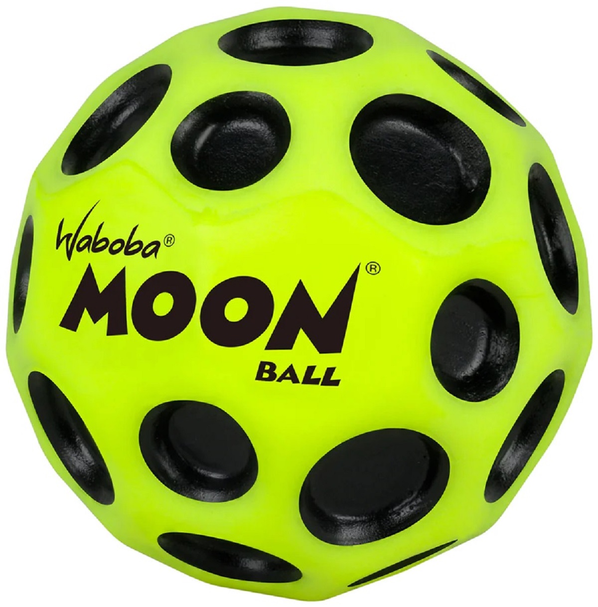 Minge hiperelastica: Waboba Moon Ball. Galbena