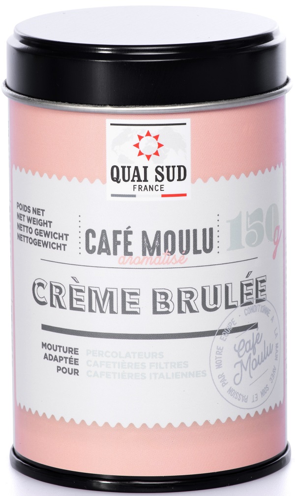 Cutie cafea macinata. Aroma de crema de zahar ars