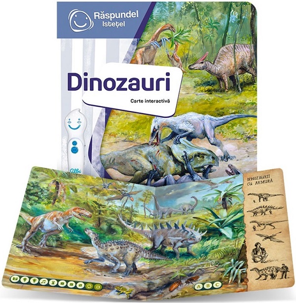 Carte interactiva: Raspundel Istetel. Dinozauri