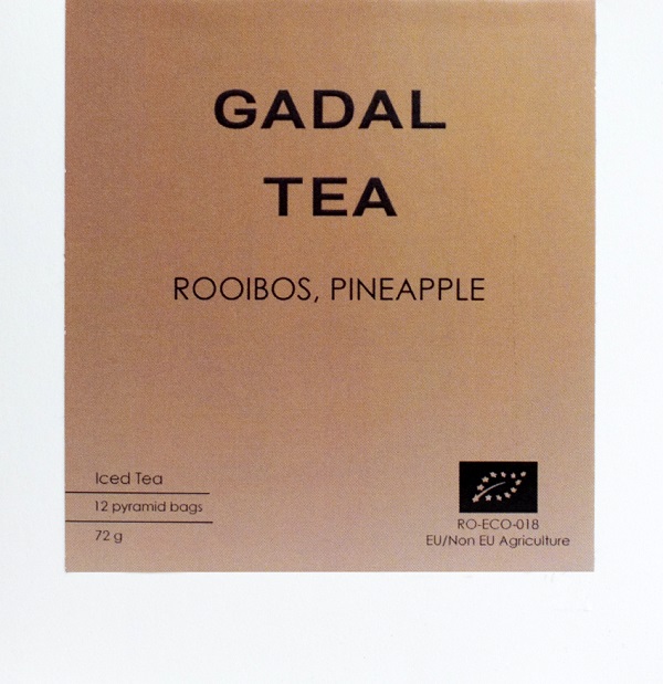 Ceai Rooibos, Ananas. Iced Tea: 12 piramide
