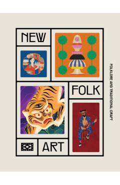 Coperta cărții 'New Folk Art: Design Inspired by Folklore and Traditional Craft - Victionary'