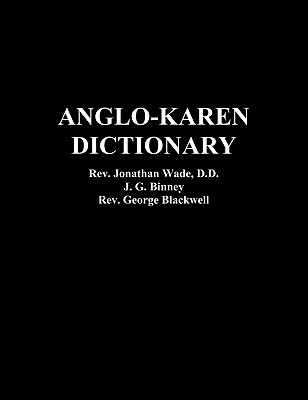 Anglo-Karen Dictionary - Jonathan Wade