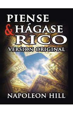 Coperta cărții 'Piense y Hagase Rico - Napoleon Hill'