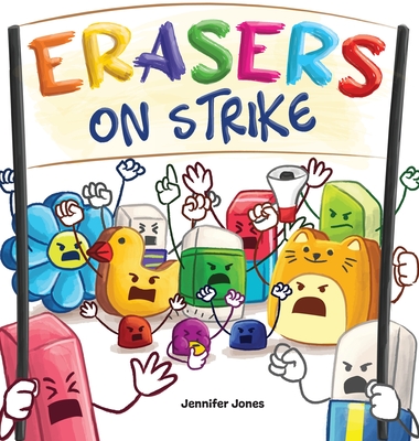 Erasers on Strike: A Funny, Rhyming, Read Aloud Kid's Book About Respect and Responsibility - Jennifer Jones