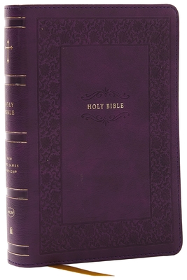NKJV Compact Paragraph-Style Bible W/ 43,000 Cross References, Purple Leathersoft, Red Letter, Comfort Print: Holy Bible, New King James Version: Holy - Thomas Nelson