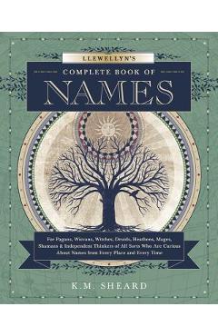 Coperta cărții 'Llewellyn's Complete Book of Names: For Pagans, Wiccans, Druids, Heathens, Mages, Shamans & Independent Thinkers of All'