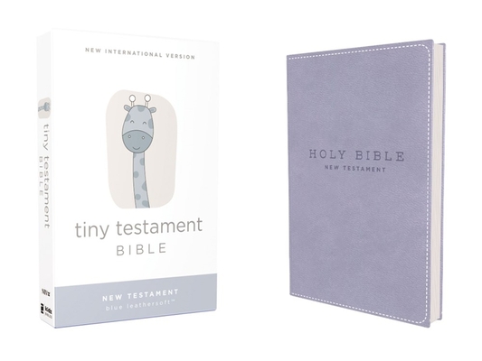 Niv, Tiny Testament Bible, New Testament, Leathersoft, Blue, Comfort Print - Zondervan