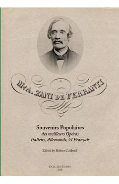Coperta cărții 'M. A. Zani de Ferranti: Souvenirs Populaires - Robert Coldwell'