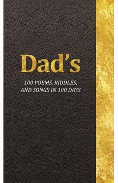 Coperta cărții 'Dad's 100 Poems, Riddles and Songs in 100 Days - Jeffrey Krueger'