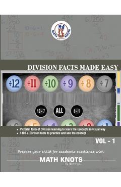 Coperta cărții 'Division Facts Made Easy - Gowri M. Vemuri'