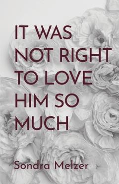 Coperta cărții 'It Was Not Right To Love Him So Much - Sondra Melzer'