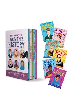 Coperta cărții 'The Story of Women's History 6 Book Box Set: Biography Books for New Readers Ages 6-9 - Rockridge Press'