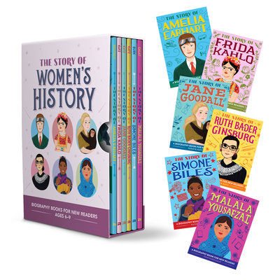 Coperta cărții 'The Story of Women's History 6 Book Box Set: Biography Books for New Readers Ages 6-9 - Rockridge Press'