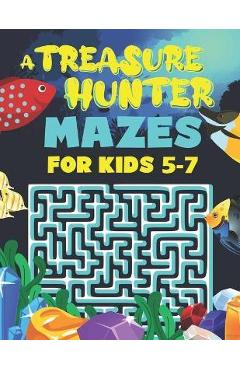 Brain Game Mazes Kids Maze Activity Book: Ages 3-5,4-6. Best maze