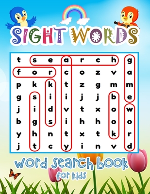 Sight Words Word Search Book for Kids: Happy Birds Sight Words Learning Materials Brain Quest Curriculum Activities Workbook Worksheet Book Word Searc - Activity Book Store