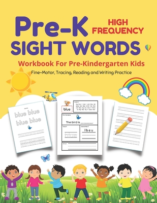 Pre-K Sight Words: A Pre-K Workbook For Kids Age 3-5 - Sweet Paper Press