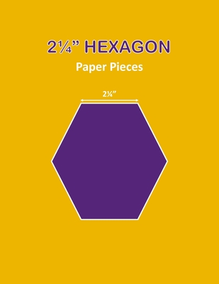 2 1/4 Hexagon Paper Pieces: 110 Pieces, 2 1/4