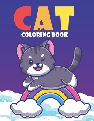 cat coloring book: 30 cat to color, cute cat and kitten coloring book - Pescara