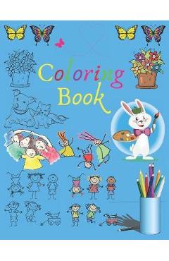 Poza produsului Coloring Book: Coloring for children, tweens and teenagers, ages 7 and up.Core age 8-12 years old.Use: kids arts & crafts, travel act - Oussama Desinger