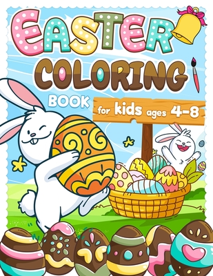 Easter Coloring Book for Kids ages 4-8: 44 Funny Animals with their Easter Eggs to color - Easter activity book for girls and boys - Religious christi - Frenchy Touch Coloring Book