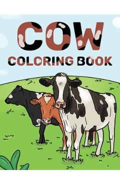 Poza produsului Cow Coloring Book: Cattle & Cow Gift For Cow Lovers - Eldoris Underwater