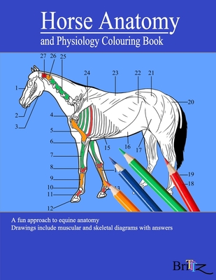 Horse Anatomy and Physiology Colouring Book: A Detailed Guide to Equine Anatomy with Answers Perfect Gift for Veterinary Students, Animal lovers, Adul - Alejandro Bath