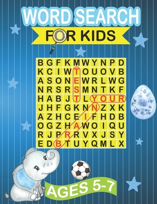 Word Search for Kids Ages 5-7: Word Search Puzzles for kids and find word - Aa Puzzle World