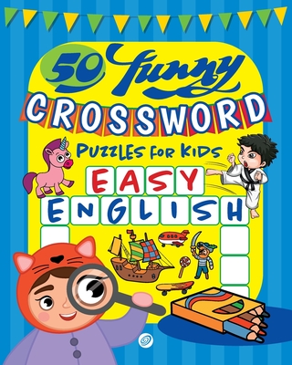 50 funny crossword puzzles for kids: Easy English - Vatori For Kids