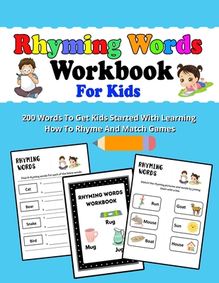 Rhyming Words Workbooks For Kids: Preschoolers And Kindergarten Rhyming Workbooks, Rhyming Workbooks For kids To Get Started With Learning How To Rhym - Lamaa Bom
