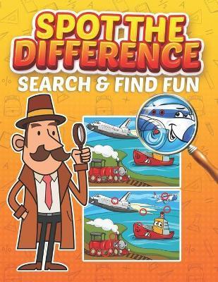 Spot the Difference Search and Find Fun: 30 Totally Engaging Picture Puzzles For Kids & Adults, Cartoon Puzzles of Artworks with Solution - Carta Publishing