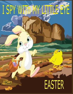 I Spy with my Little Eye Easter: Happy Easter Activity Book for Kids Ages 4-8 / Cute Easter Bunny Coloring Pages / Easter Maze Book - Tfatef World