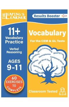 Coperta cărții '11 + Vocabulary Practice: Verbal Reasoning: Ages 9 - 11 years - Leaping Learner'