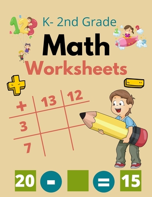 2nd Grade Math Worksheets: 2nd Grade Math Workbooks For Kids, Digits 0-20, Addition And Subtraction Workbook, Math Worksheets 2nd Grade And K - Lamaa Bom