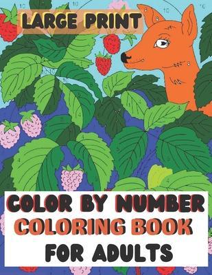 Large Print Color By Number Coloring Book For Adults: An Adult Color By Numbers Coloring Book Large Print Coloring Page 50 Uniq Totaly Relaxing Desgin - James Coriell